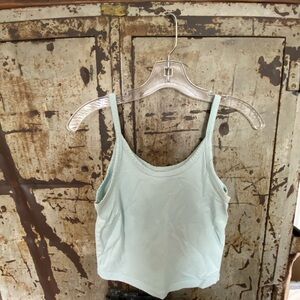 ARQ cropped tank - light aqua - M - GUC